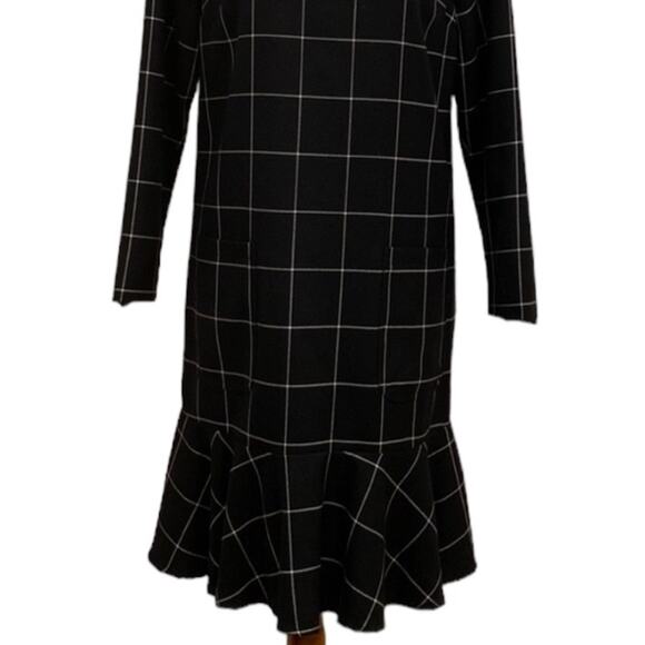 Pendleton 6 Dress Long sleeve Virgin Wool Classic Dress Office Preppy Minimalist - Picture 4 of 15